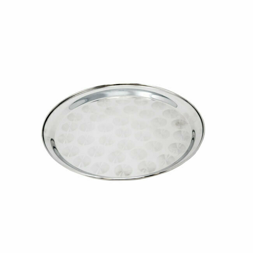 Omcan USA 80812 14" Stainless Steel Round Serving Tray