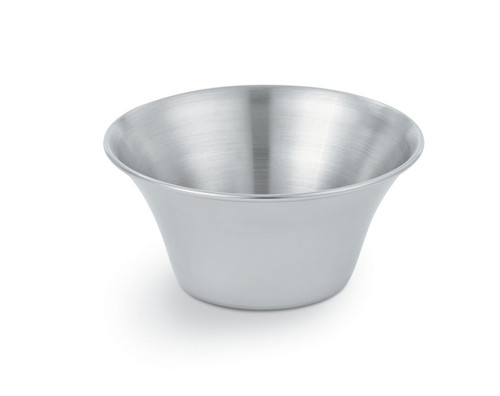 Vollrath 46716 6 Oz. Satin Stainless Steel Flared Sauce Cup