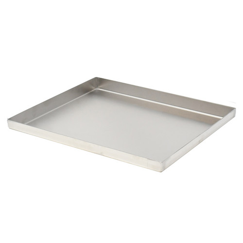 Omcan USA 43421 6" D x 10" W x 0.75" H Stainless Steel Pan