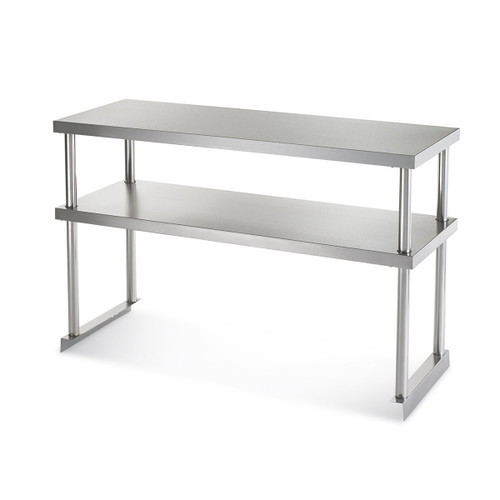 Arctic Air 64908K 72" W x 30" H x 18" D Stainless Steel 2 Tier Over Shelf