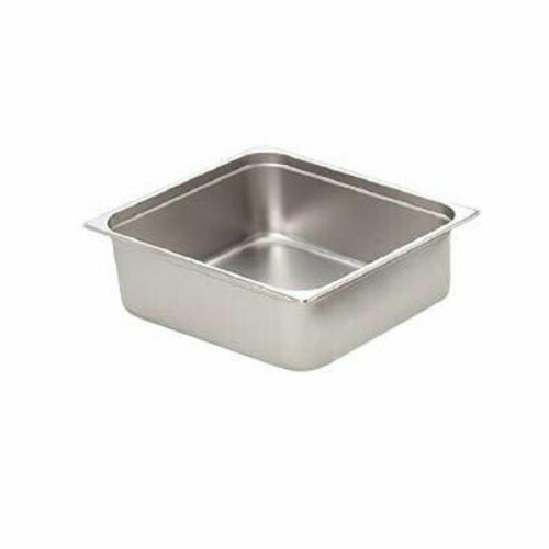 Omcan USA 80614 4" Deep Stainless Steel Solid 0.67 Size Steam Table Pan