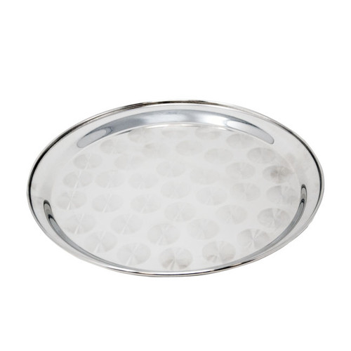 Omcan USA 80813 16" Stainless Steel Round Serving Tray