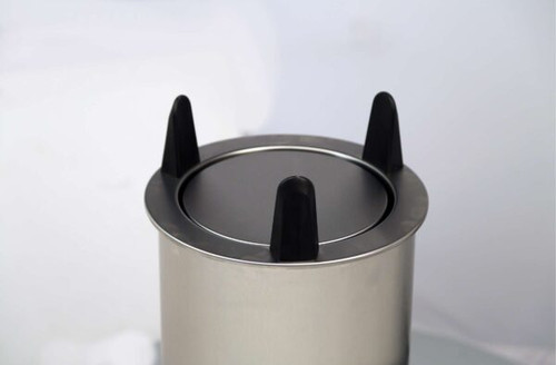 Lakeside 5010 Easy-Glide 13.38" W Stainless Steel Single Unheated Round Dish Dispenser