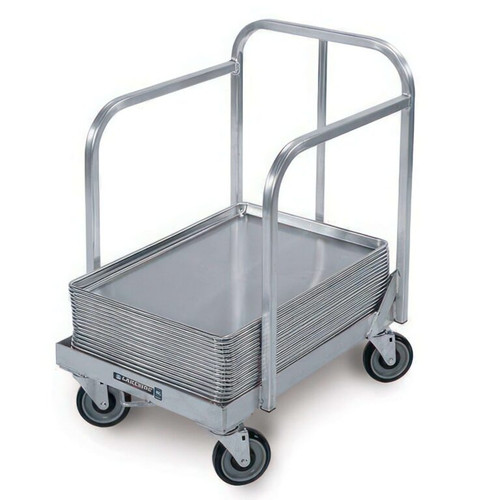 Lakeside 631 21" W Aluminum 5" Casters Sheet Pan Dolly