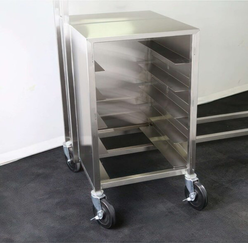 Lakeside 2610 23.75" W Stainless Steel Mobile Tray Starter Station