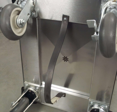 Lakeside DCD-5506 8 Trays Stainless Steel Trays Delivery Cart