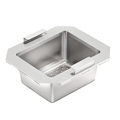 Krowne 30-153 Stainless Steel Perforated Drain Basket for Bar Sink