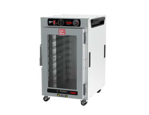 Metro HBCN8-AC-UC 20" W Stainless Steel & Galvanized Clear Door HotBlox Insulated Holding Cabinet - 120 Volts