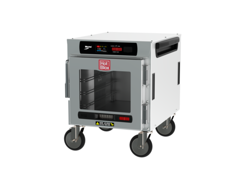 Metro HBCN4-DC-UC 20" W Stainless Steel & Galvanized Clear Door HotBlox Insulated Holding Cabinet - 120 Volts