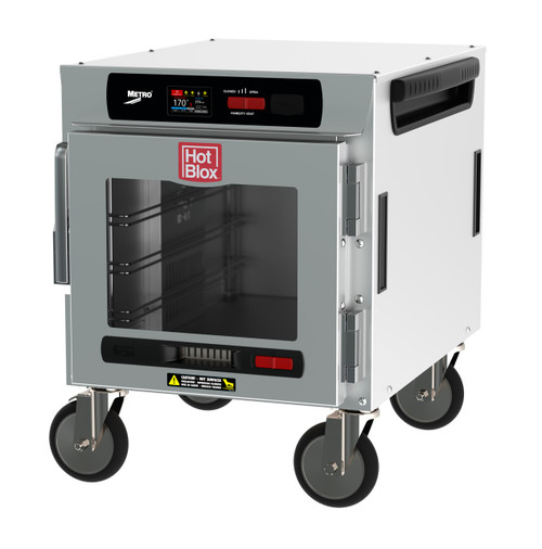 Metro HBCN4-DC-UC 20" W Stainless Steel & Galvanized Clear Door HotBlox Insulated Holding Cabinet - 120 Volts