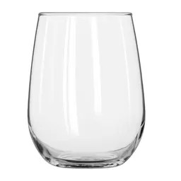 Libbey 221 17 Oz. White Wine Safedge Rim Guarantee Stemless Wine Glass - 12/Case
