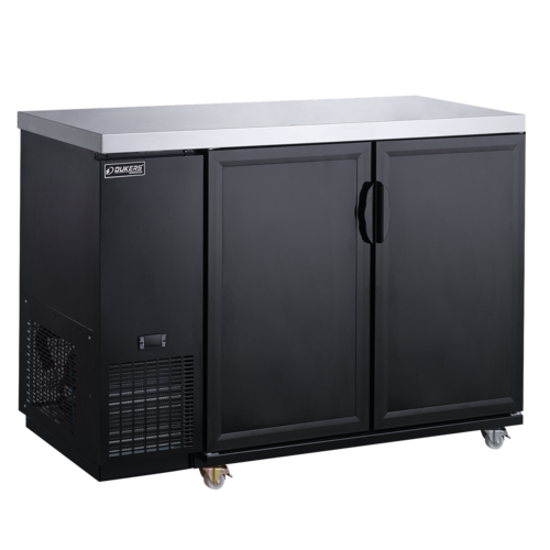 Dukers DBB60-M2 56.87" W Two-Section Reach-In Refrigerated Back Bar Cooler - 115 Volts