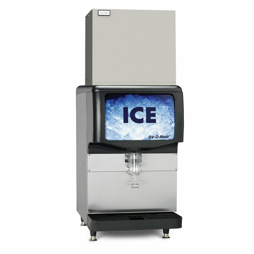 Ice-O-Matic GEM2006W 27" W Stainless Steel Finish Water Cooled Pearl Ice Maker - 208-230 Volts