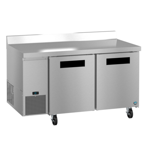 Hoshizaki WLF60B 60" W Stainless Steel Interior Two-Section Steelheart Series Worktop Freezer – 115 Volts
