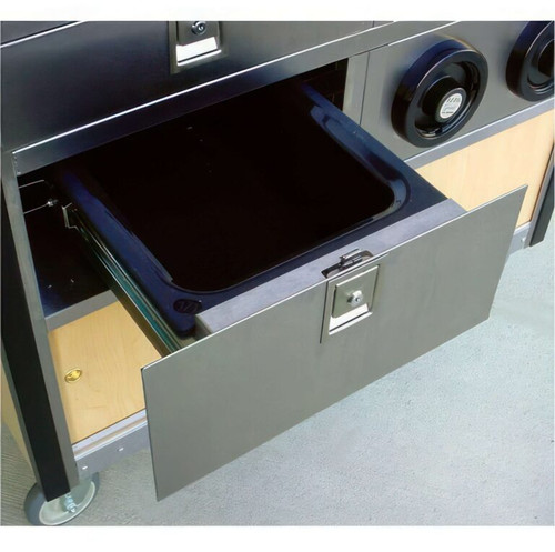 Lakeside 690-10 44.5" W Stainless Steel Exterior Cold Drawer Hydration or Nutrition Cart