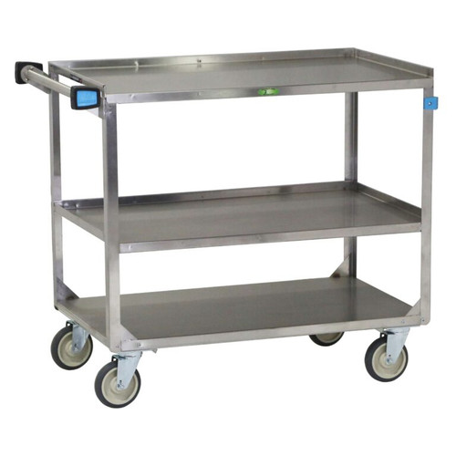 Lakeside 444ES 39.25" W 3-Tier Stainless Steel Utility Cart