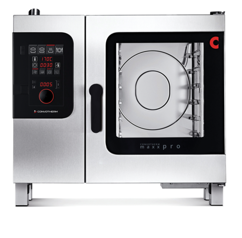 Convotherm C4 ED 6.10GS-N-NG 6 Pans Half Size Stainless Steel Natural Gas Convotherm Maxx Pro Combi Oven or Steamer – 37,500 BTU