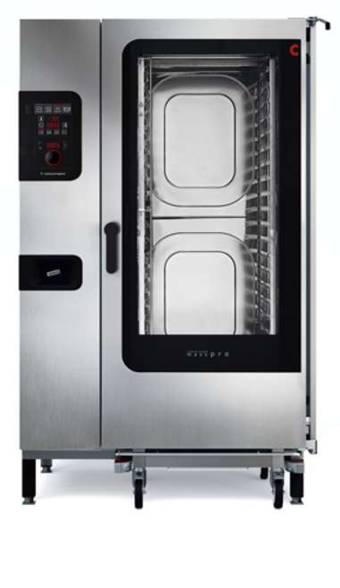 Convotherm C4 ED 20.20GS-N-NG 20 Pans Full Size Stainless Steel Boilerless Natural Gas Convotherm Combi Oven or Steamer - 218,400 BTU