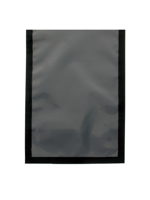 VacMaster 30742CB 6" x 8" Clear and Black Vacuum Chamber Pouches