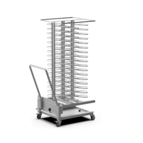 Unox XEVTL-102P 30.56" W 316 Stainless Steel Plate Trolley