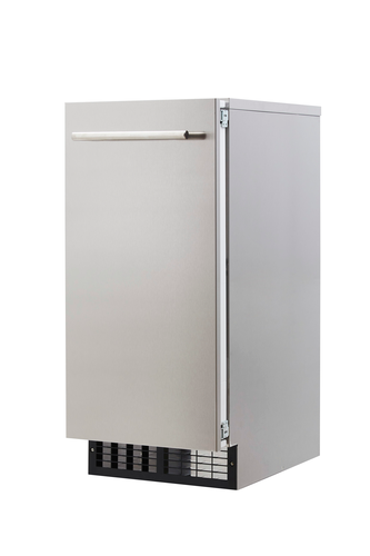 Icetro IU-0090-AN 14.9" W Air-Cooled Self-Contained Condenser 304 Stainless Steel Construction Ice Maker - 115 Volts