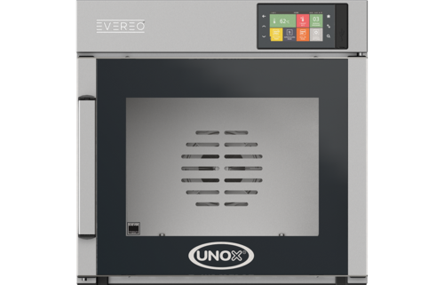 Unox XAEC-10HS-EPL 23.63" W Stainless Steel Drop Down Double Glass Door Evereo CUBE Food Preserver - 240 Volts