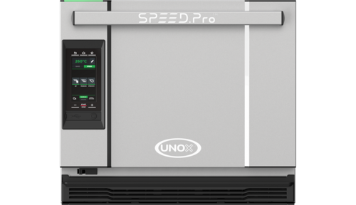 Unox XASR-03HS-EDDS 23.62" W Stackable 24 Quick Programs Touch Screen Control Panel SPEED.Pro Convection and Speed Baking Oven - 208-240 Volts