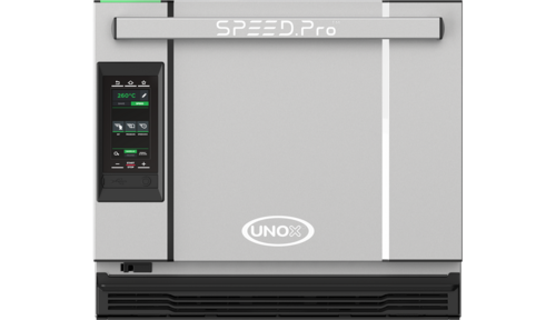Unox XASR-03HS-SDDS 23.62" W Stackable 24 Quick Programs Touch Screen Control Panel SPEED.Pro Convection and Speed Baking Oven - 208-240 Volts
