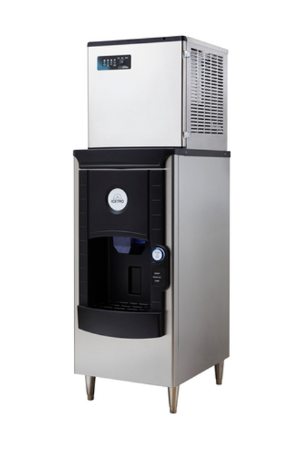 Icetro ID-H150-22 22.5” W 141 Lbs. Push Dispensing Hotel or Motel Ice Dispenser – 115 Volts