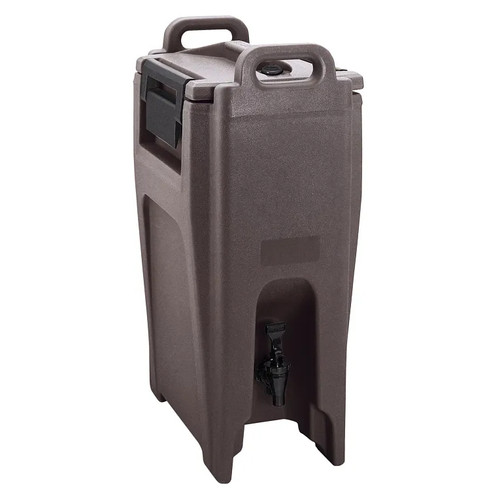 Cambro UC500194 11.75" W x 16.75" D x 26.63" H 5.25 Gallon Insulated Plastic Granite Sand Ultra Camtainer Beverage Carrier