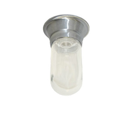 Component Hardware L55-1004-HT Tempered Glass Globe Tuff-Skin Canopy Lighting Fixture