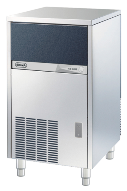 Eurodib USA CB425AHCAWS Brema 108 Lbs. Stainless Steel Air-Cooled Undercounter Ice Maker with Bin - 120 Volts