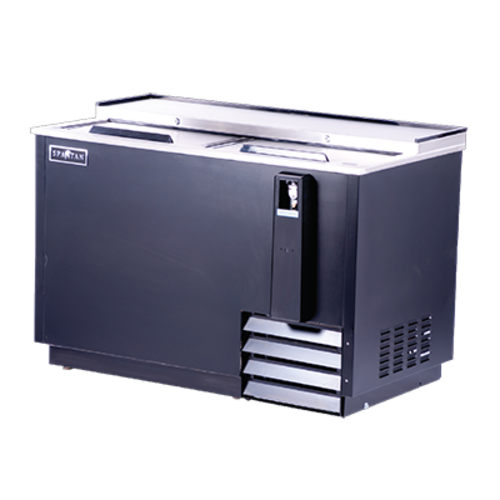 Spartan Refrigeration SBC-50 55" W Black Exterior Bottle Cooler -115 Volts