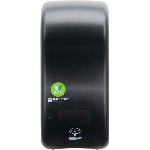 Carlisle SHF900REBK 900mL Black Foam San Jamar Classic ecoLogic Rely Hybrid Electronic Soap