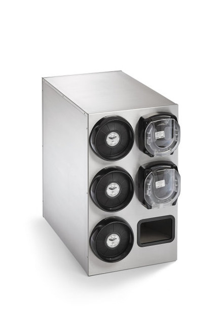 Vollrath K58837 14.25" W x 24" H x 23.38" D Stainless Steel Countertop with Straw Pocket LidSaver3 Cup