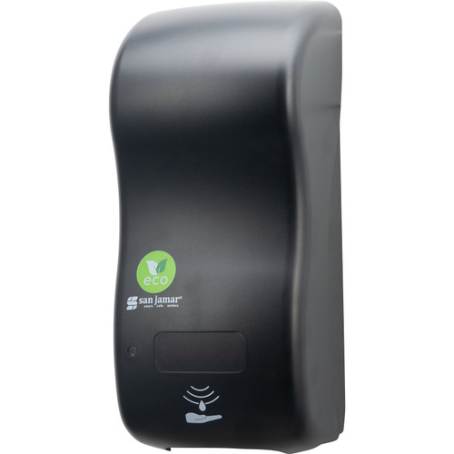 Carlisle SH900REBK 900mL Black Classic Rely Hybrid Electronic Soap Liquid & Lotion