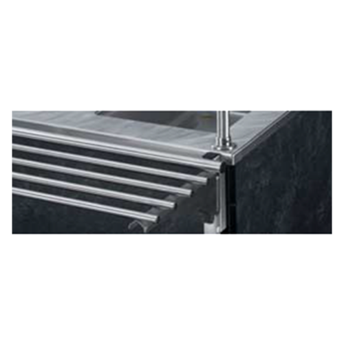 Vollrath 9882001-2-O 12"W Tubular Stainless Operator Side 28" Tray Slide