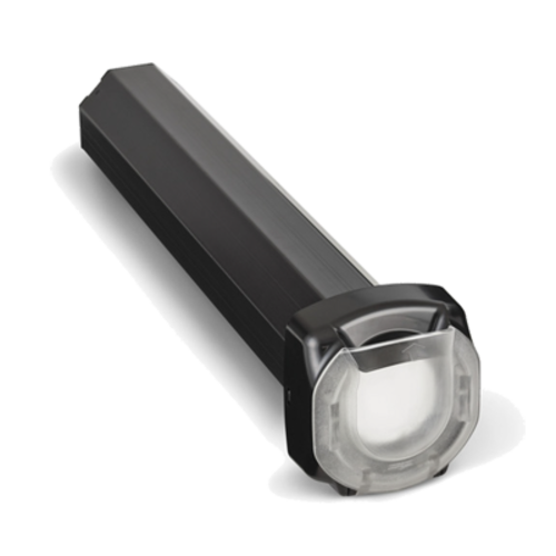 Vollrath LS03PS18B Black Horizontal 18" LidSaver3 In-Counter Lid Dispenser