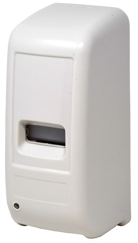 Omcan USA 46699 1000 mL. White Freestanding Touchless Hand Sanitizer Dispenser