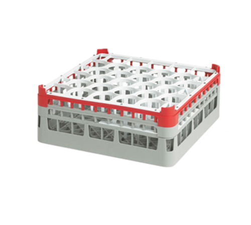 Vollrath 52817 19.75" W x 19.75" D x 7.5" H Polypropylene Tall Plus Full Size (20) Compartments Signature Lemon Drop Rack