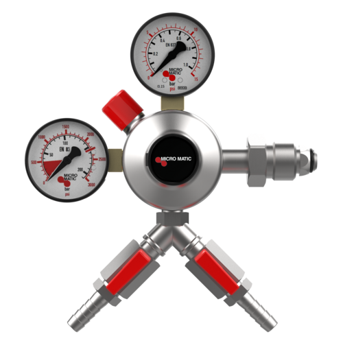 Micro Matic 842N-15-PP Double Gauge Premium Plus Regulator