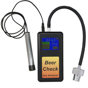 Micro Matic MV022 Rechargeable Black ABS Plastic Beer Check with Leak Sensor Wand
