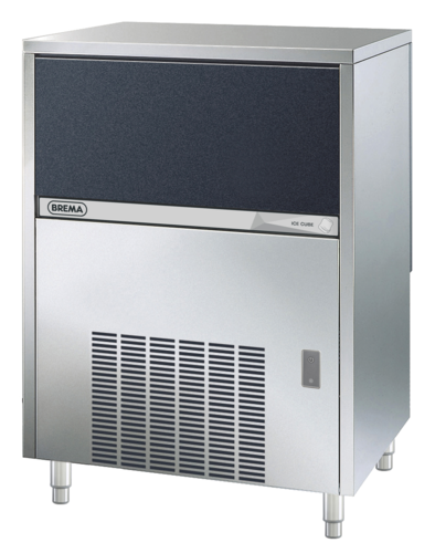 Eurodib USA CB640AHCAWS Brema 154 Lbs. Stainless Steel Air-Cooled Undercounter Ice Maker with Bin - 120 Volts