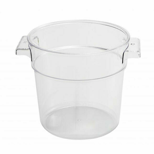 Omcan USA 80175 8 Qt. Clear Polycarbonate Round Food Storage Container