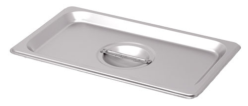Omcan USA 80275 Stainless Steel Solid 0.25 Size Steam Table Pan Cover