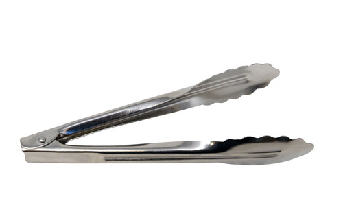 Omcan USA 81067 7" Stainless Steel Heavy Duty Utility Tongs