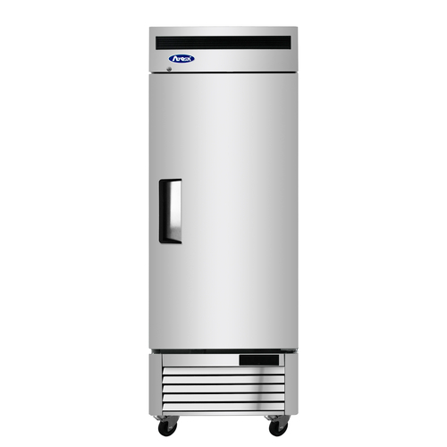 Atosa USA, Inc. MBF8532GR 12.57 Cu. Ft. Stainless Steel One-Section Solid Door Reach-In Refrigerator - 115 Volts