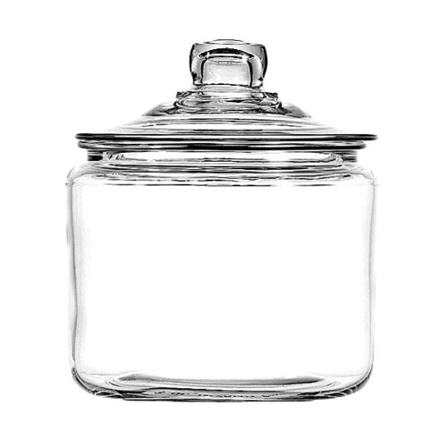 Anchor 69832AHG17 3 Qt. Clear Glass Heritage Hill Jar