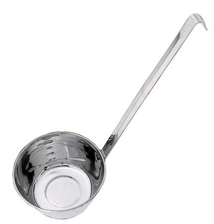 Omcan USA 80770 1 Qt. Stainless Steel Ladle and Dipper