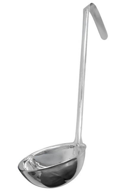 Omcan USA 80760 16 Oz. One Piece Stainless Steel Ladle